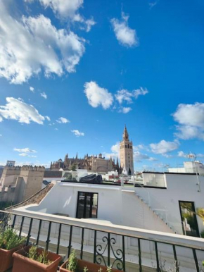 Lovely 1-bedroom loft with terrace. Amazing view.